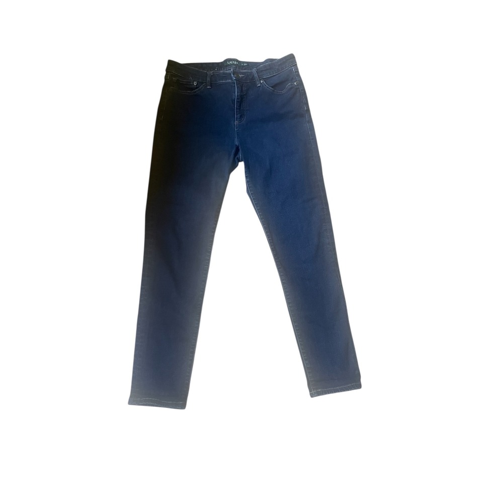 Lauren Ralph Lauren Jeans Dark Wash Denim Slim Fit Size 10‎